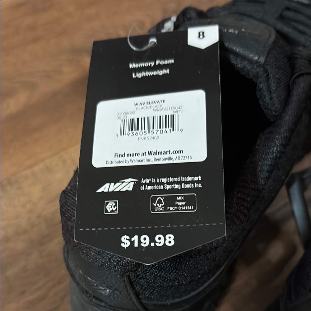 Avia Black Athletic Shoes -Brand new never worn!  Your feet will sigh in these!